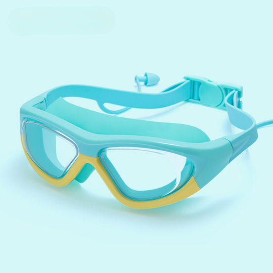 AquaVision kids swim goggles green yellow