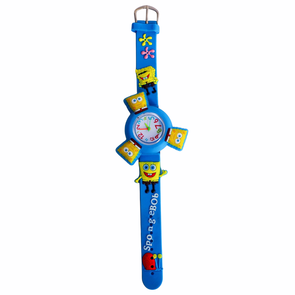 SunnySpin cartoon spinner watch blue