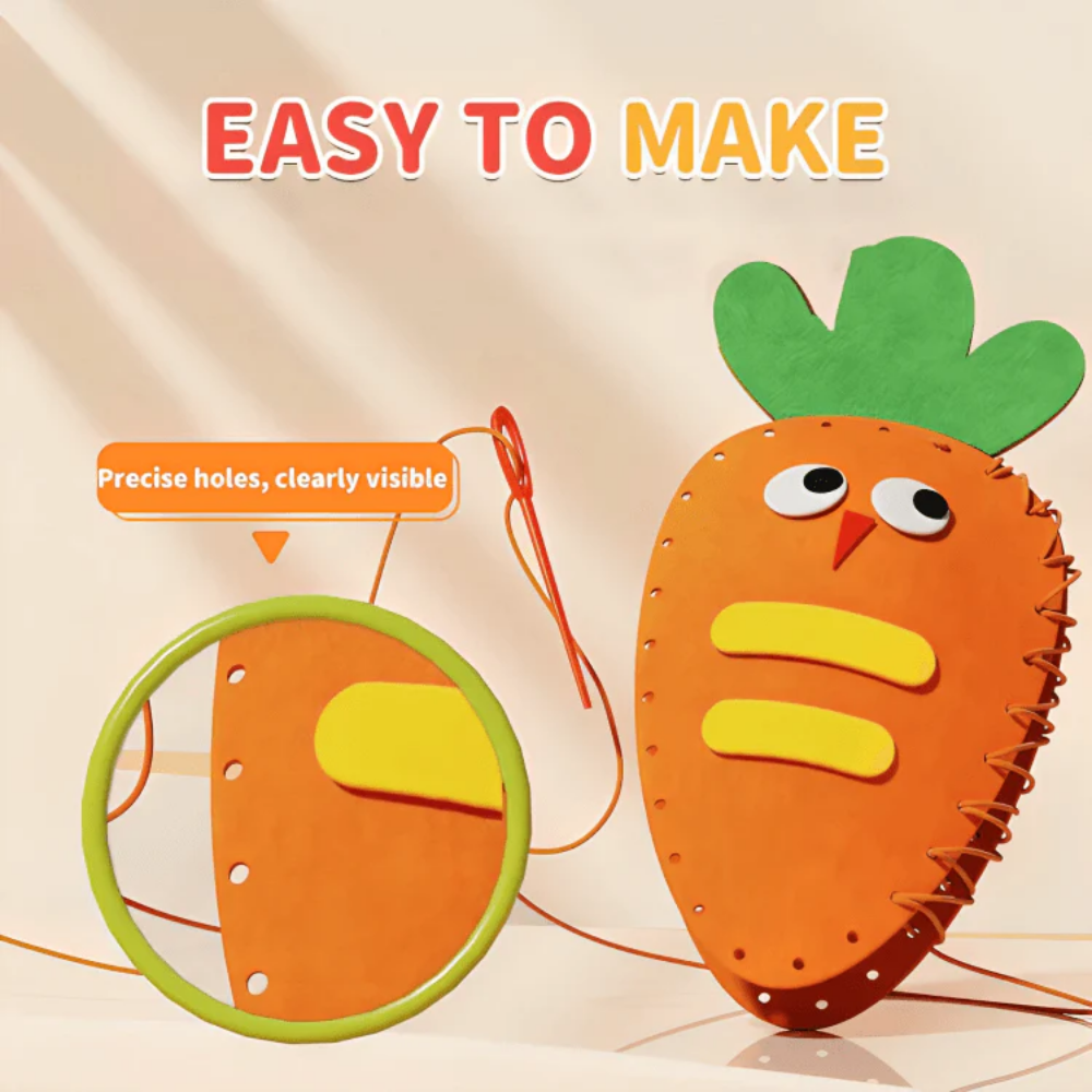 Cicimi TinyStitch 3D Sewing Craft Kit for Kids — Calm Creative Fun