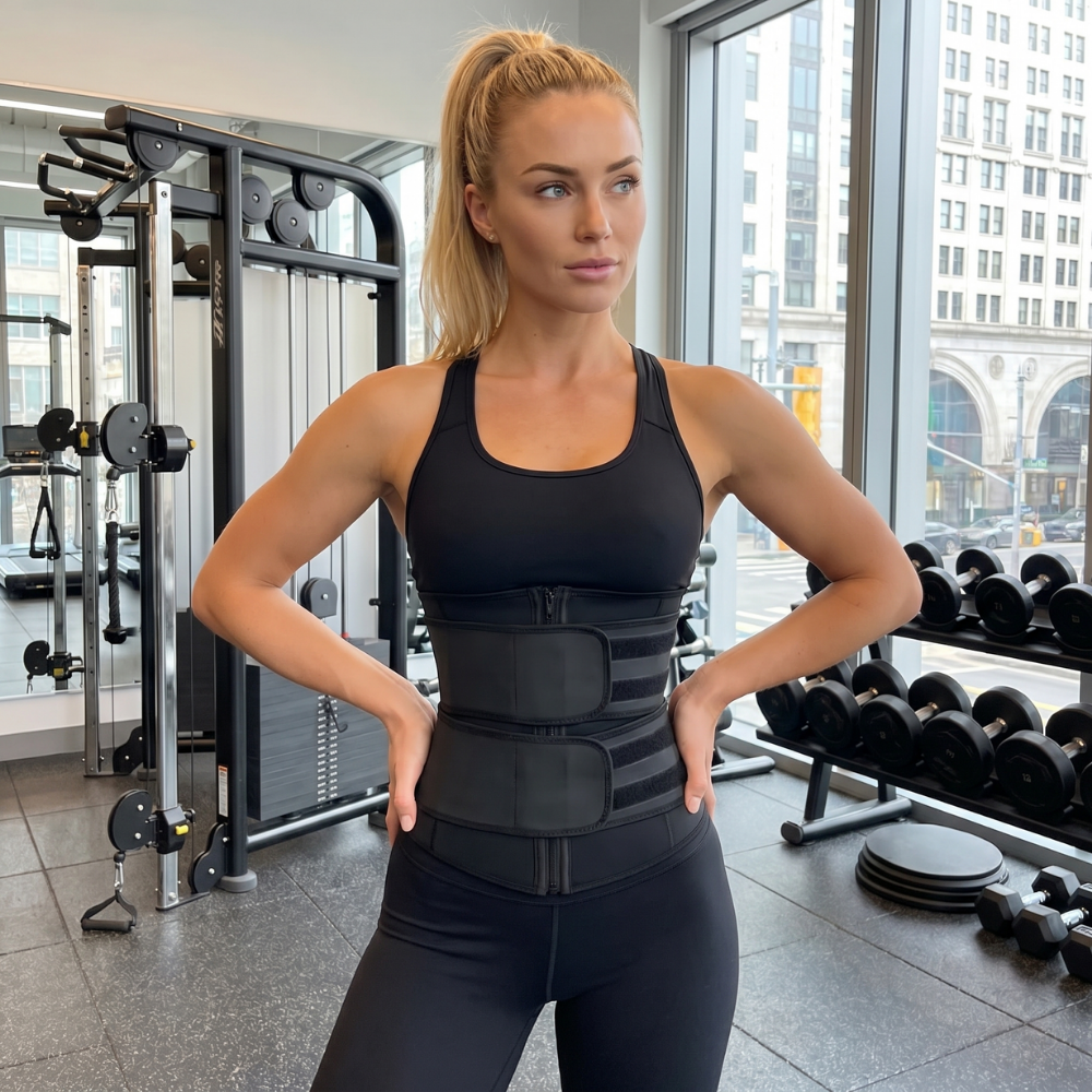 Soft postpartum belly band with breathable comfort