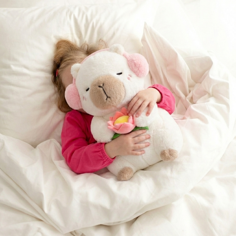 Ilona Modern Capybara Plush Toy — Clean Calm Quantity for Kids