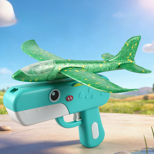 AeroLaunch dinosaur plane launcher green
