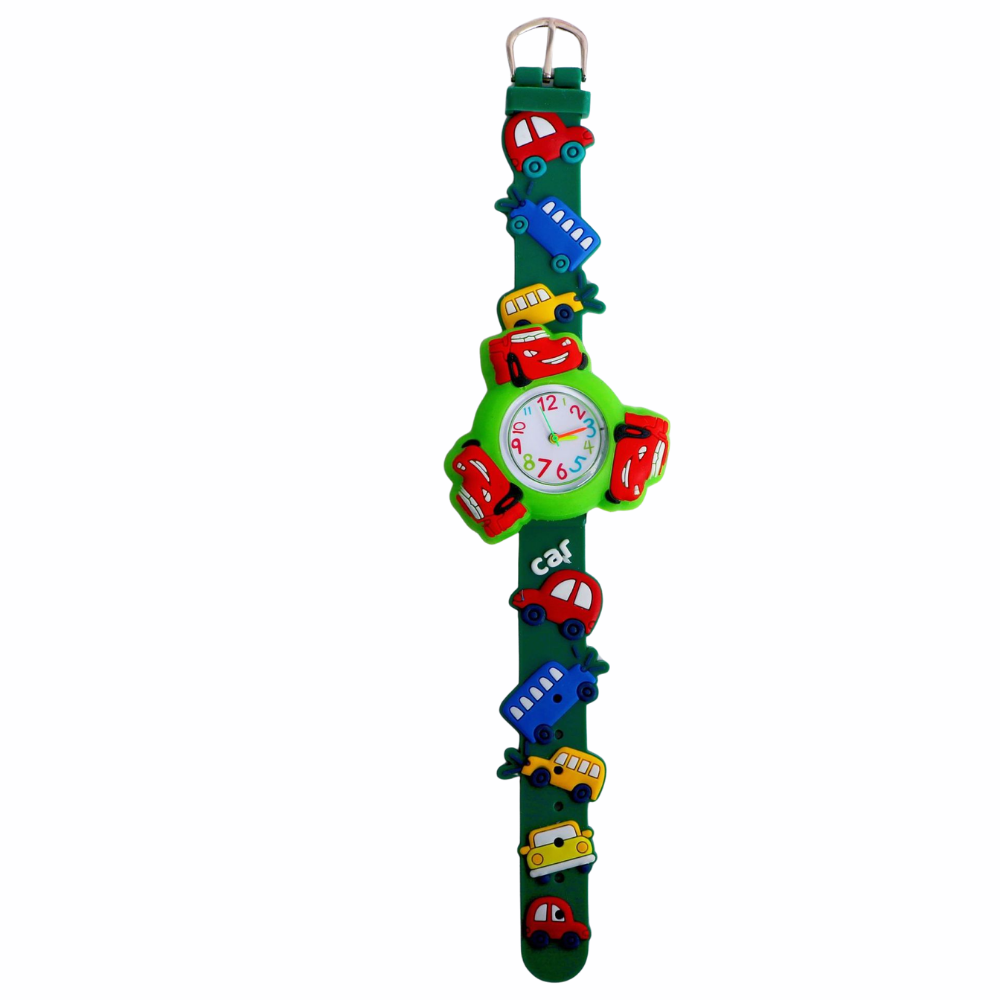 SpeedSpin racing cars spinner watch green