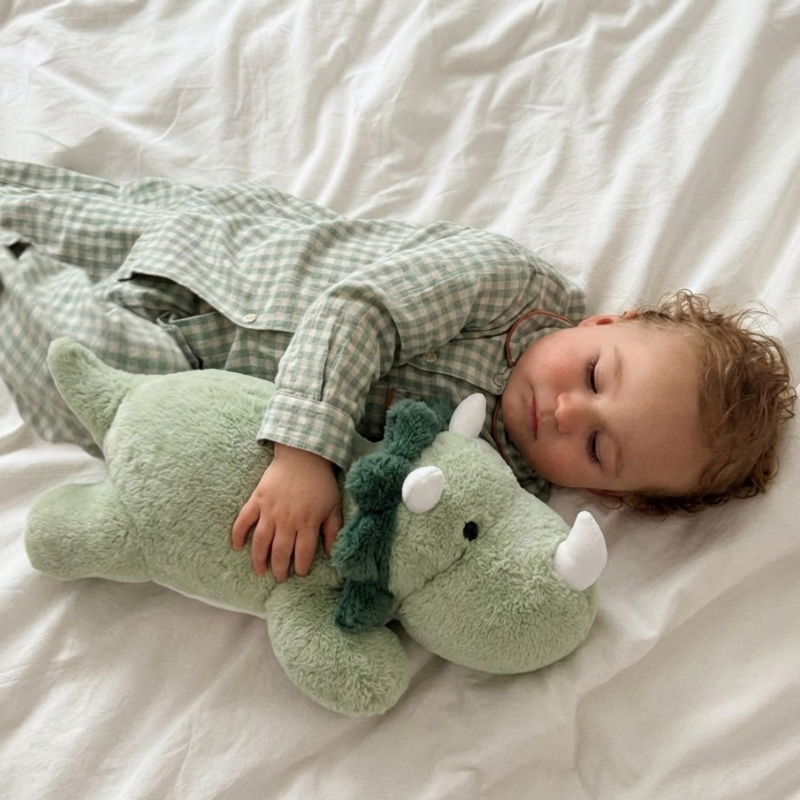 Romina Modern Triceratops Plush Toy — Calming Quantity for Kids