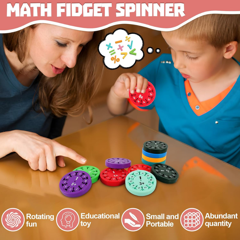 NumiSpin Learning Fidget Toy — Calm Focus Math Fun