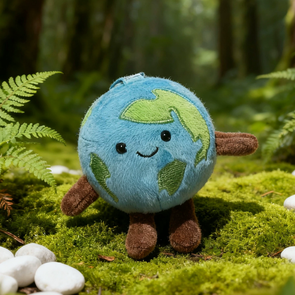 EarthCharm – Globe Plush Keychain