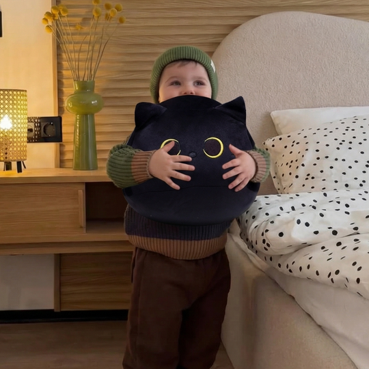 Moonlit Purr Pal Cat Plush Toy — Clean Calming Quality