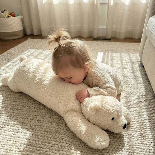 Evelina Sleepy Bear Plush Toy Baby Soft Toy — Calming Quantity