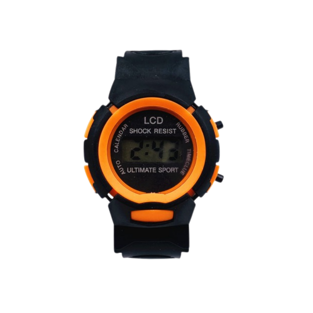 FlashRun digital sport watch orange