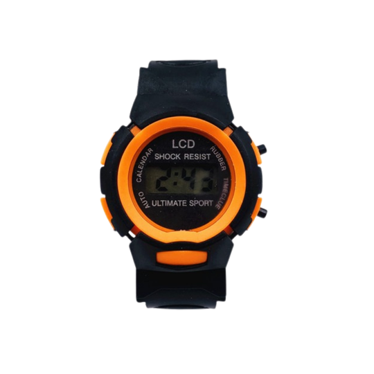 FlashRun digital sport watch orange