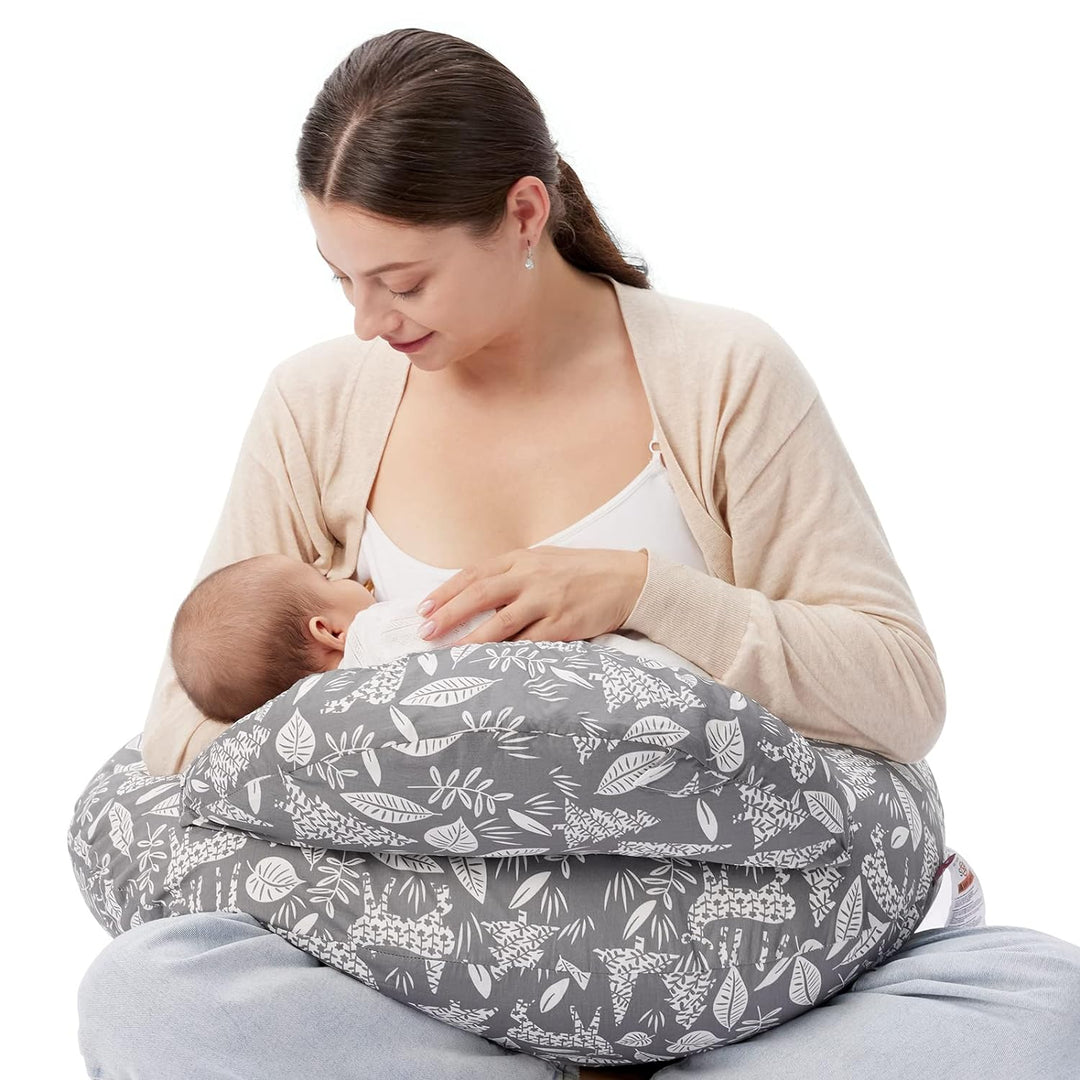 NurseNest nursing pillow gazelle cotton cover