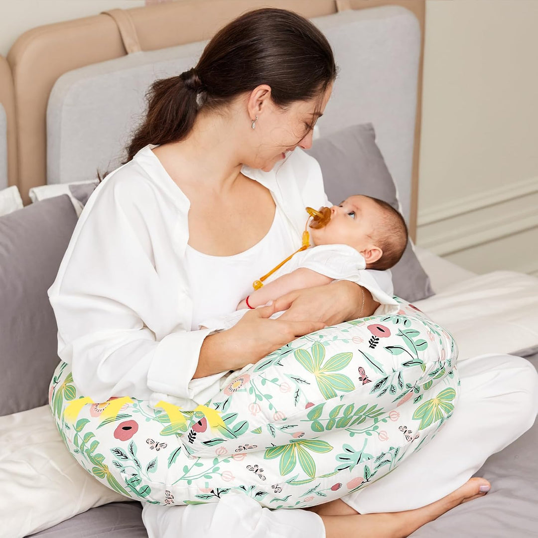 Multifunctional nursing pillow for tummy time and sitting