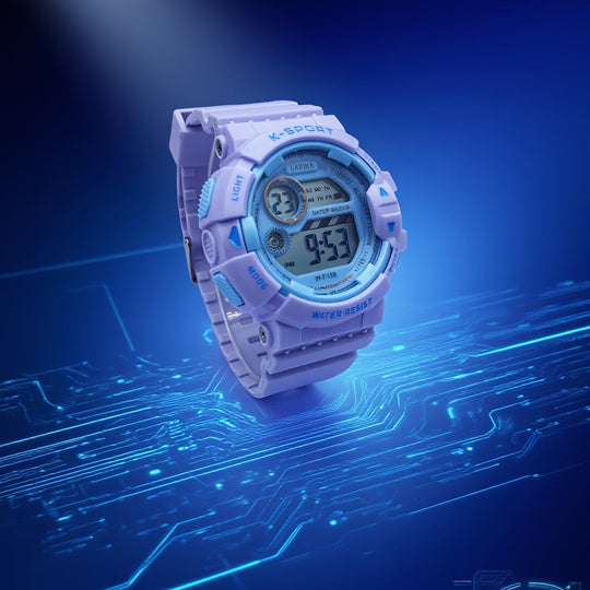 Girls digital sport watch for school and everyday wear