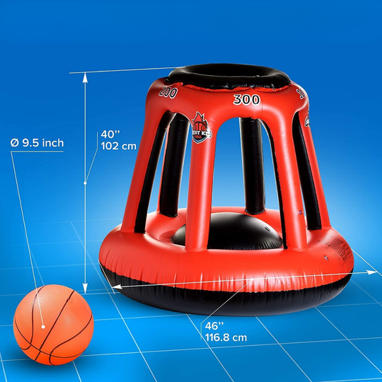 Durable PVC floating hoop for summer pool parties