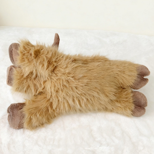 CalmCuddle – Highland Cow Weighted Plush with Heating Pad