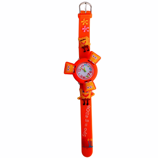 SunnySpin cartoon spinner watch orange