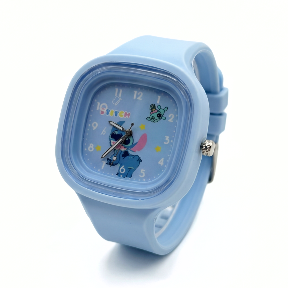 PixiePal character kids watch square blue