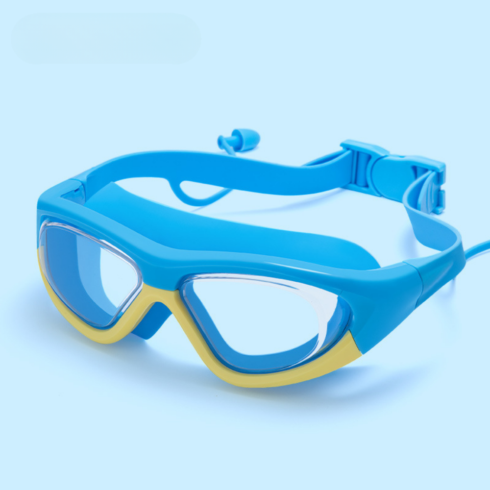 AquaVision kids swim goggles blue yellow