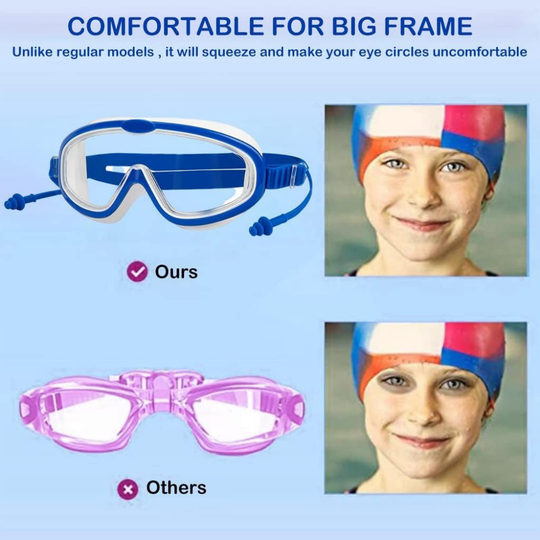 ClearWave Kids Swim Goggles — Leakproof Comfort for Clear Vision