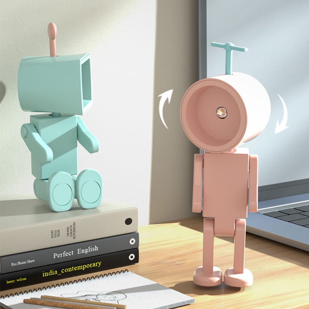 RoboGlow – Magnetic Robot Night Light with Adjustable Design