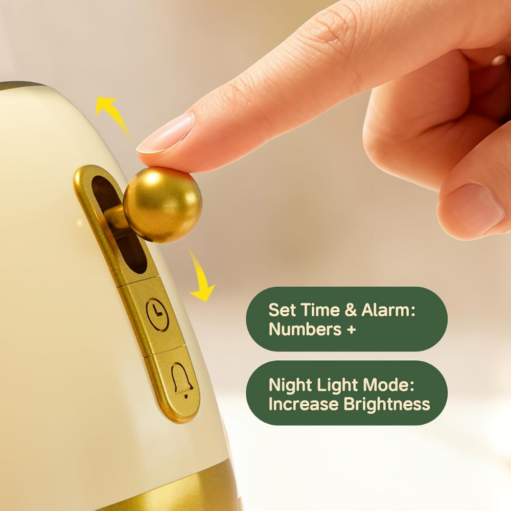 GlowNest Kids Alarm Clock Night Light — Gentle Sleep & Wake Quality