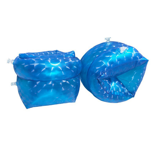 FloatNest swim armbands neon blue