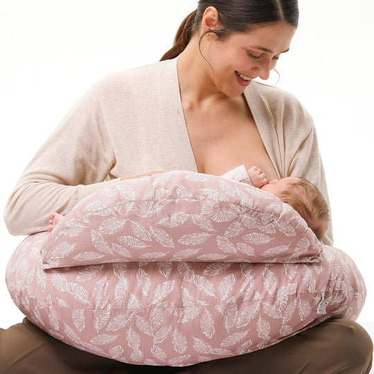 NurseNest nursing pillow pink cotton cover