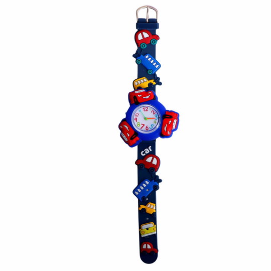 SpeedSpin racing cars spinner watch dark blue