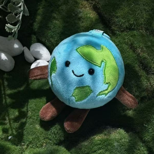 EarthCharm – Globe Plush Keychain