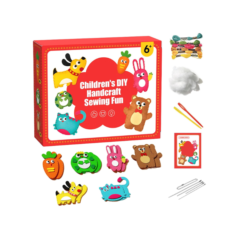 Cicimi TinyStitch 3D Sewing Craft Kit for Kids — Calm Creative Fun