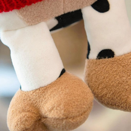CowCuddle – Cute Cow Plush with Sweater & Mini Bag