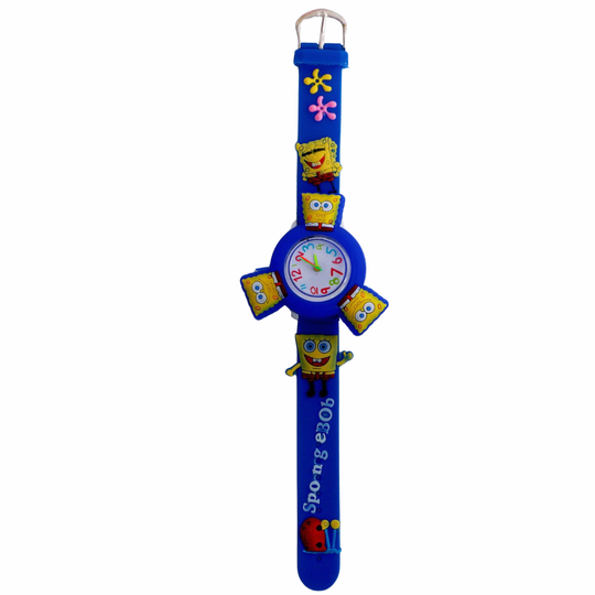 SunnySpin cartoon spinner watch dark blue