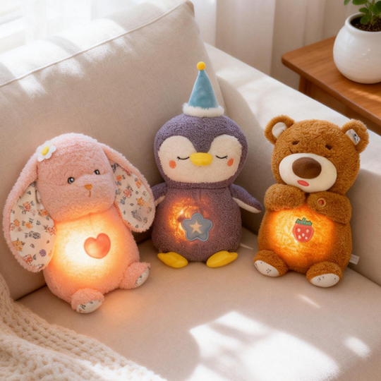 DreamBreath – Breathing Sleep Plush with Light & Sound
