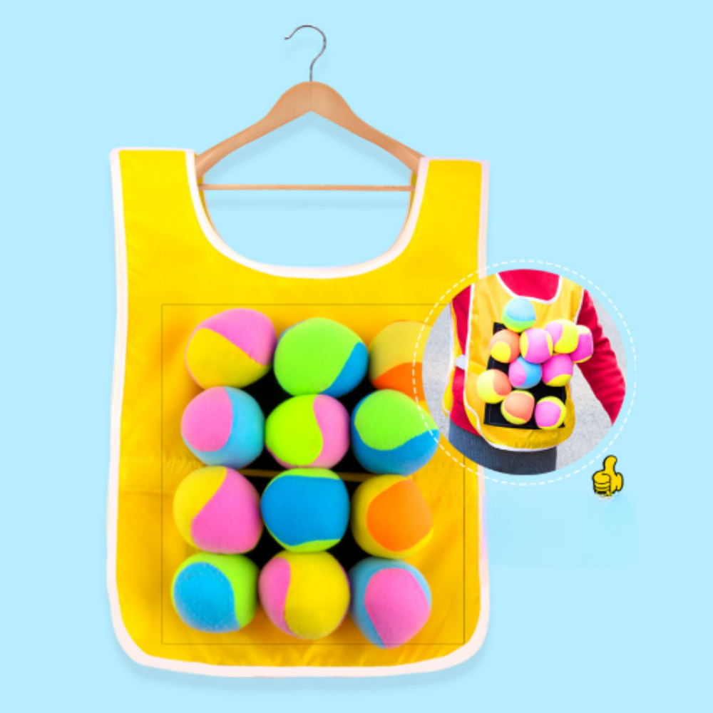 Vest game supporting coordination and reaction speed