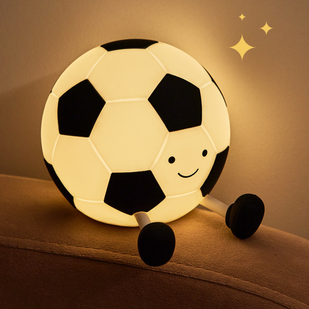 SoccerGlow – Silicone Soccer Ball Night Light with Touch Control