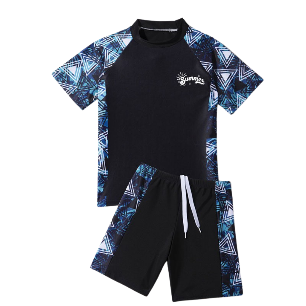 DuoDip kids swim set black