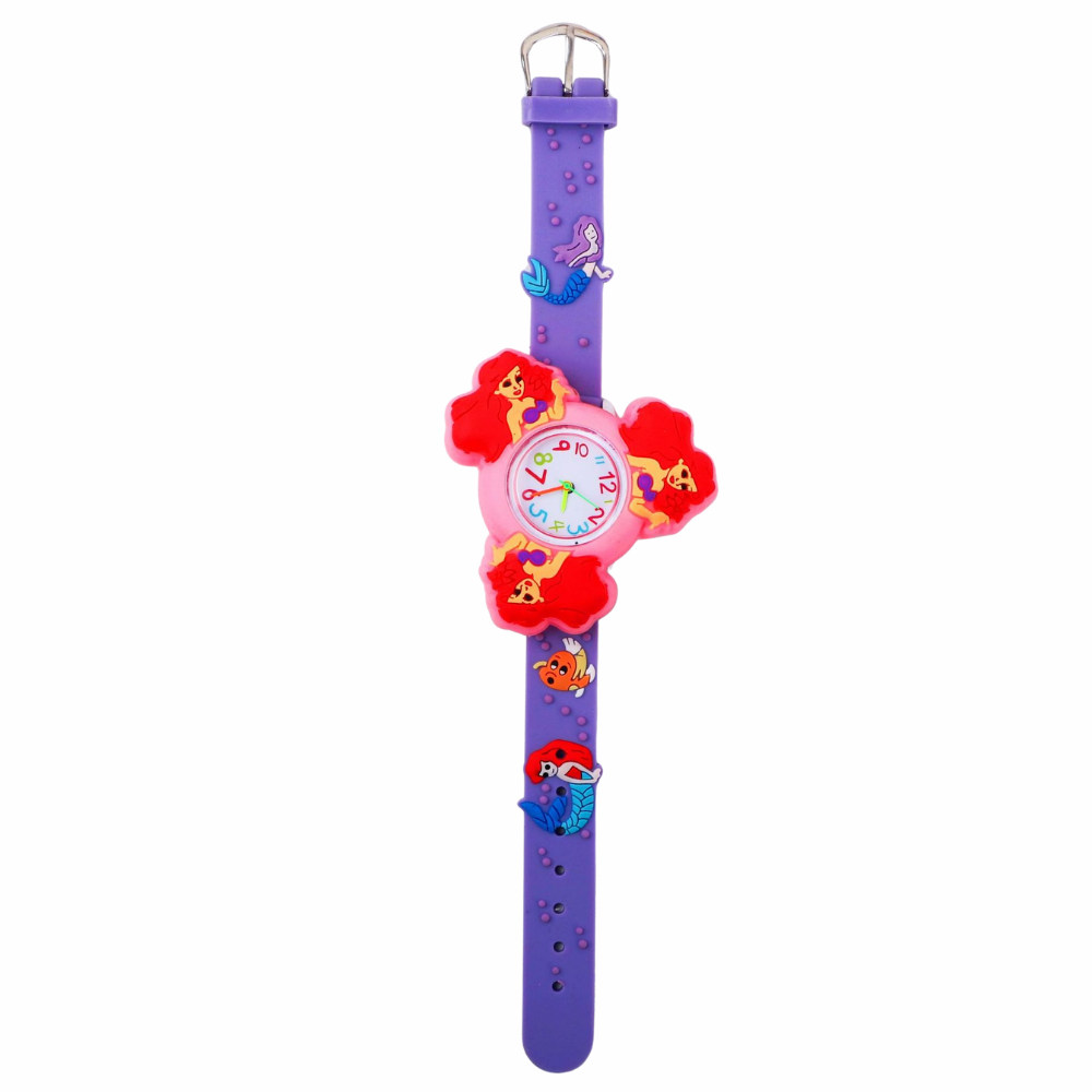 WaveSpin mermaid spinner watch purple