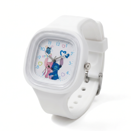 PixiePal character kids watch square white