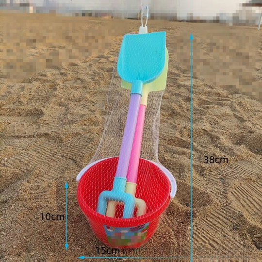 SandJoy beach toy set classic small bucket 3-piece