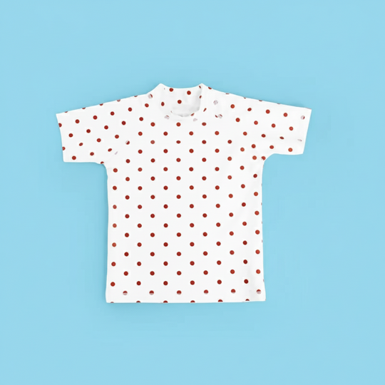 GlowDip kids swim shirt dots