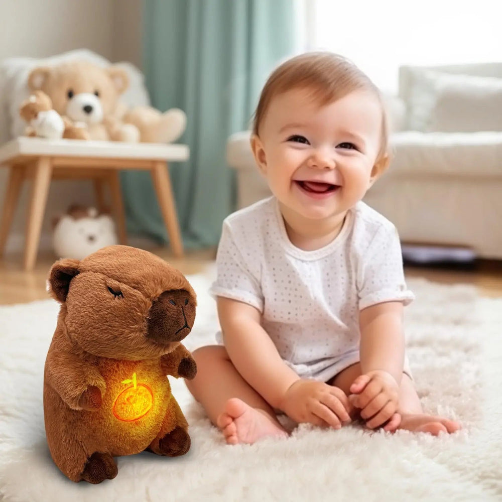 CalmBreathe Capybara Plush Toy Breathing Plush Toy — Calming Sleep