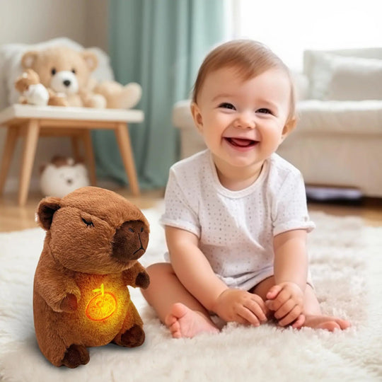 CalmBreathe Capybara Plush Toy Breathing Plush Toy — Calming Sleep