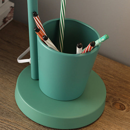 Nordic Wood Kids Table Lamp — Clean Calming Bedtime Glow