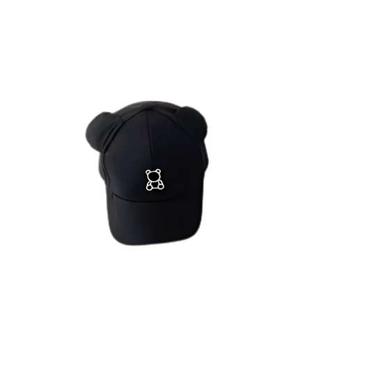 CubCap baby sun hat with bear ears black
