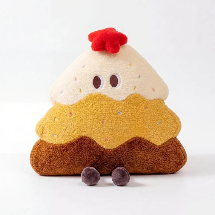 SweetSprout Cake Plush Cushion Toy — Modern, Calm Quality