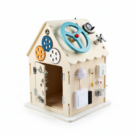 Montessori Wooden Activity House