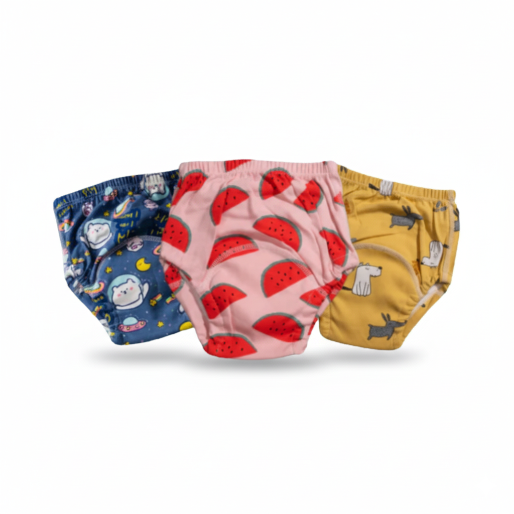 TinySteps Cotton Training Pants Toddler Underwear — Leakproof Quality