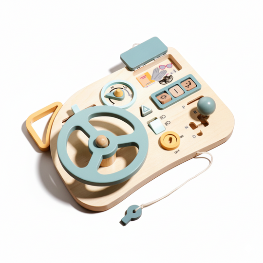 LittleDriver – Montessori Wooden Steering Wheel Toy