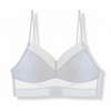 GraceLift low-back wireless lift bra white lace support