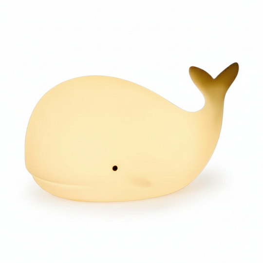Coastal Whale Baby Night Light — Clean Calming Sleep Glow